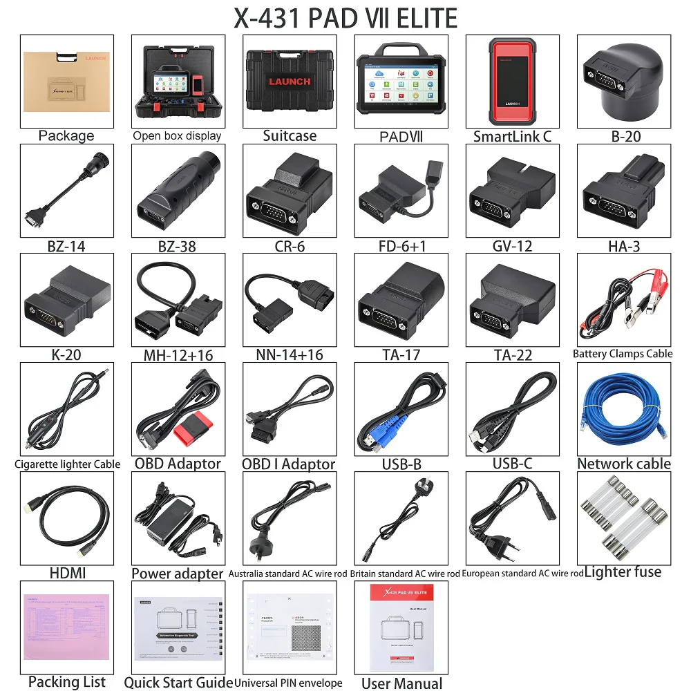 Launch X431 Pad VII Pad7 Elite Diagnostic Tool 2 Years Free Update - Image 5