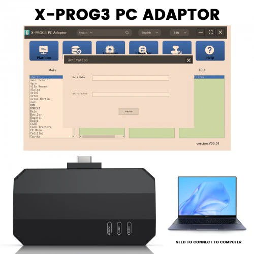 Launch X-PROG3 GIII PC Adapter X431 IMMO Programmer - Image 4