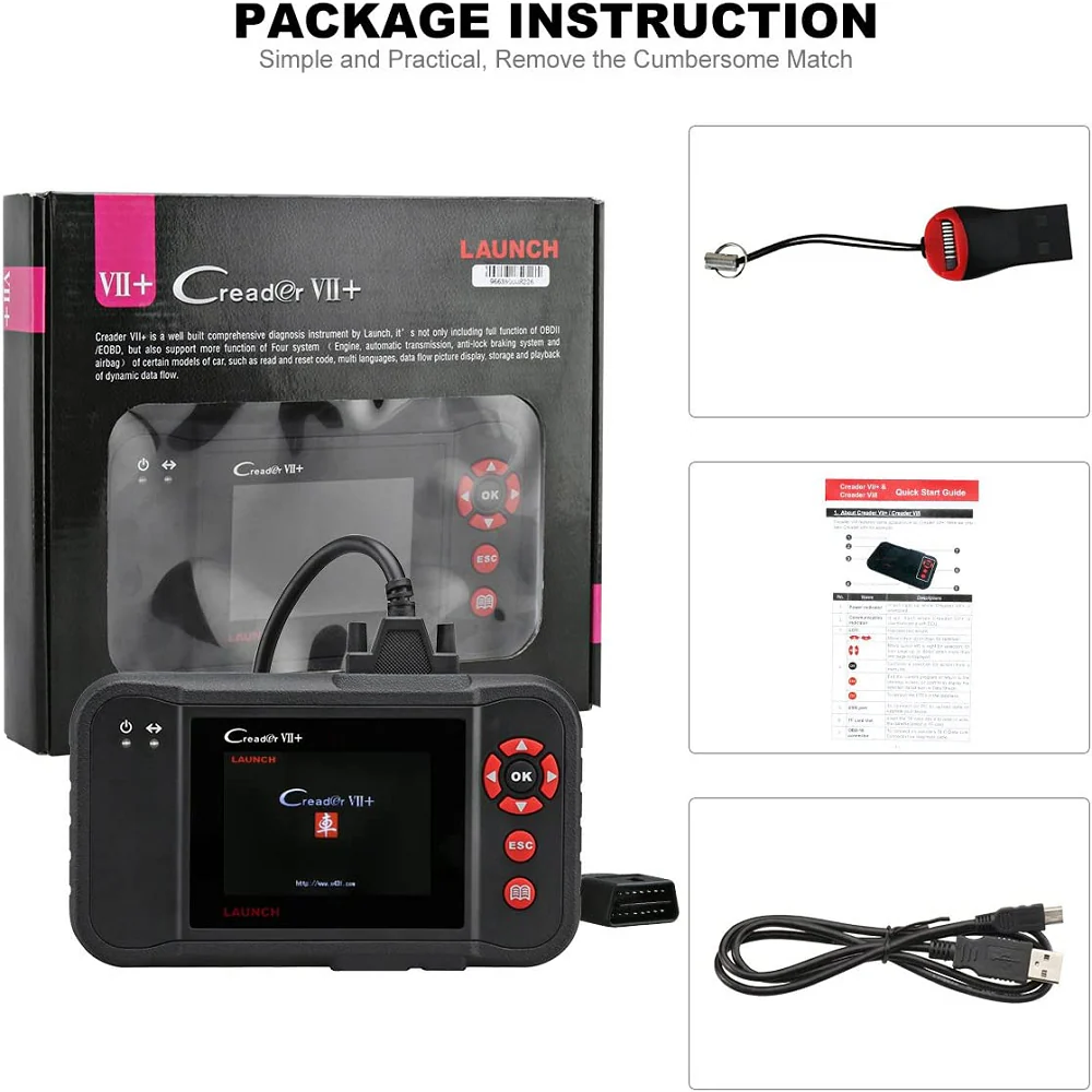 LAUNCH X431 Creader VII+ Code Reader - Image 2