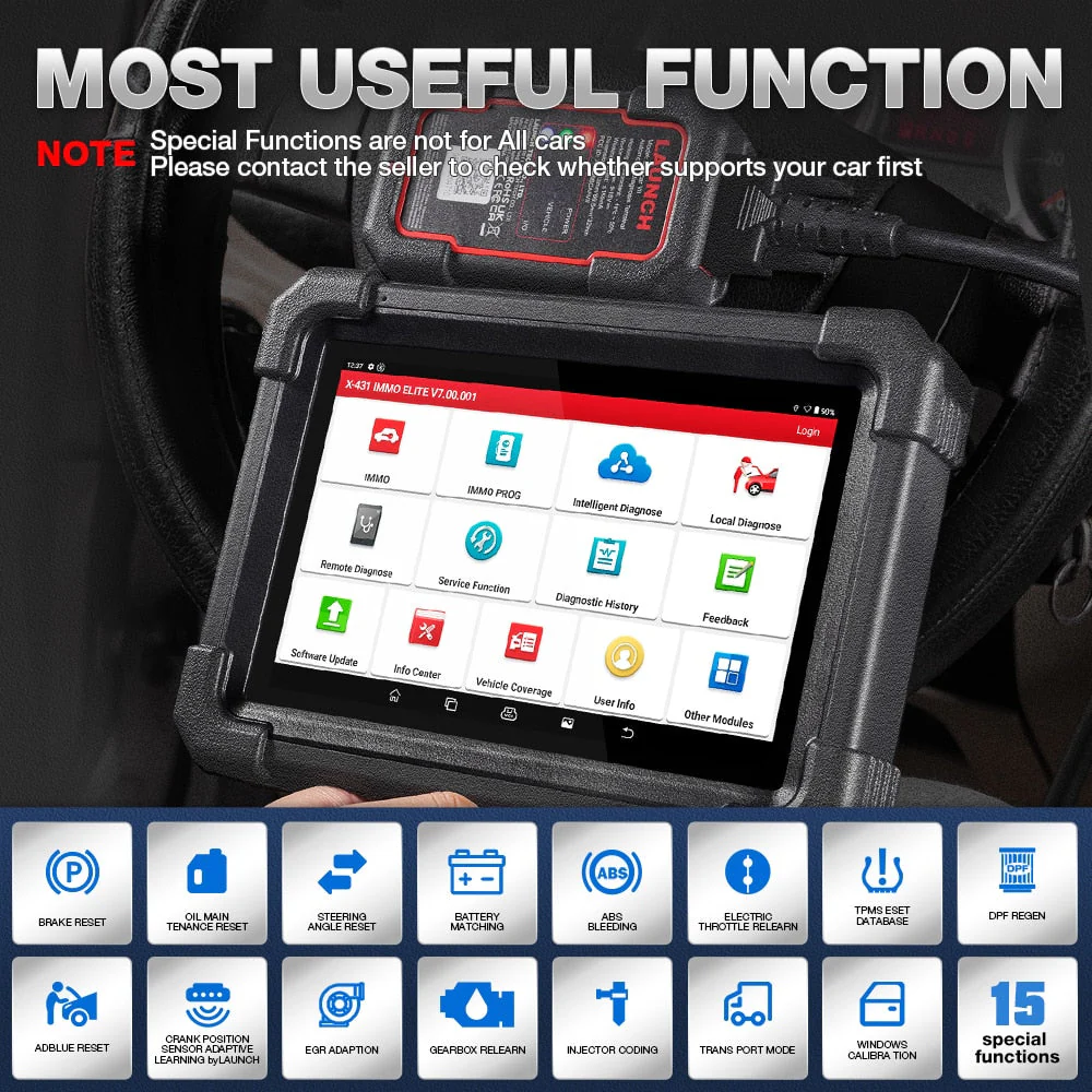 Launch X431 IMMO Elite Diagnostic Tool - Image 7