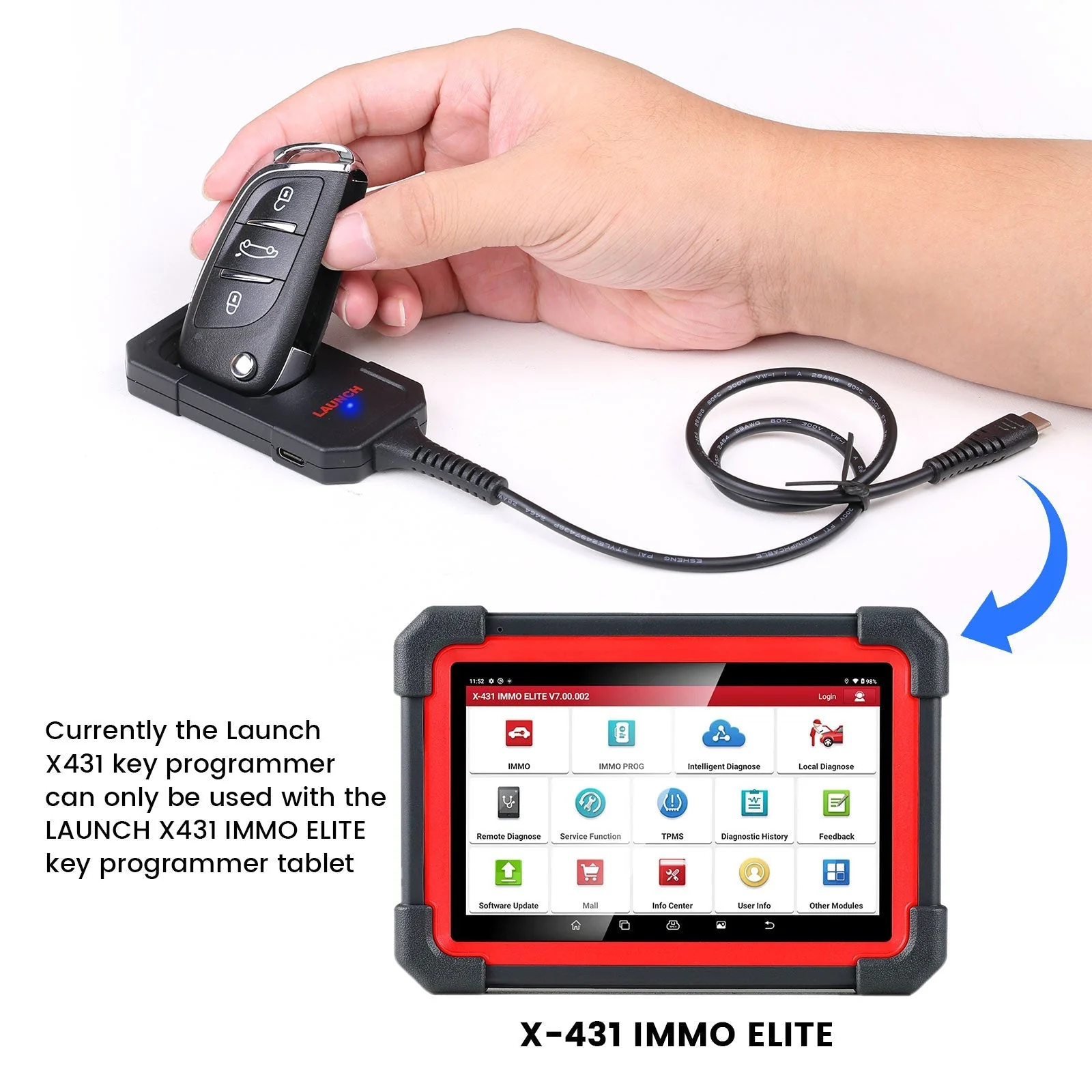 Launch X431 IMMO Key Programmer Remote/Chip Generation for PAD V/VII - Image 3