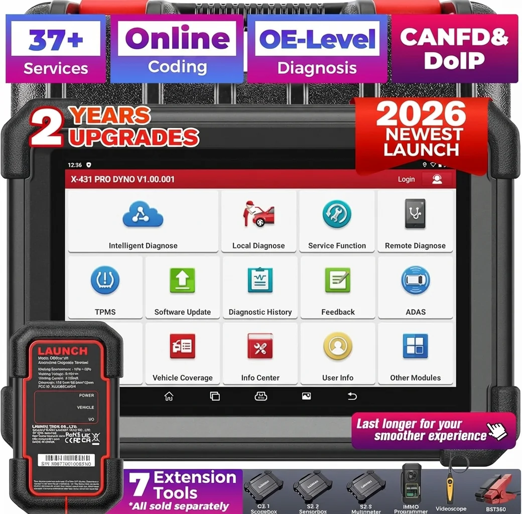Launch X431 PRO DYNO Bidirectional Diagnostic Scanner
