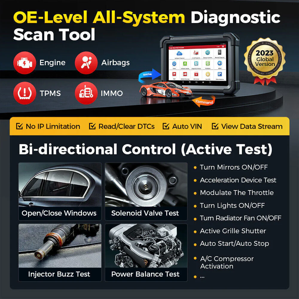Launch X431 PRO DYNO Bidirectional Diagnostic Scanner - Image 7