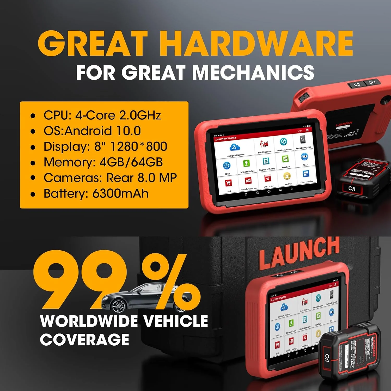 LAUNCH X431 PROS V5.0 Diagnostic Tool - Image 6