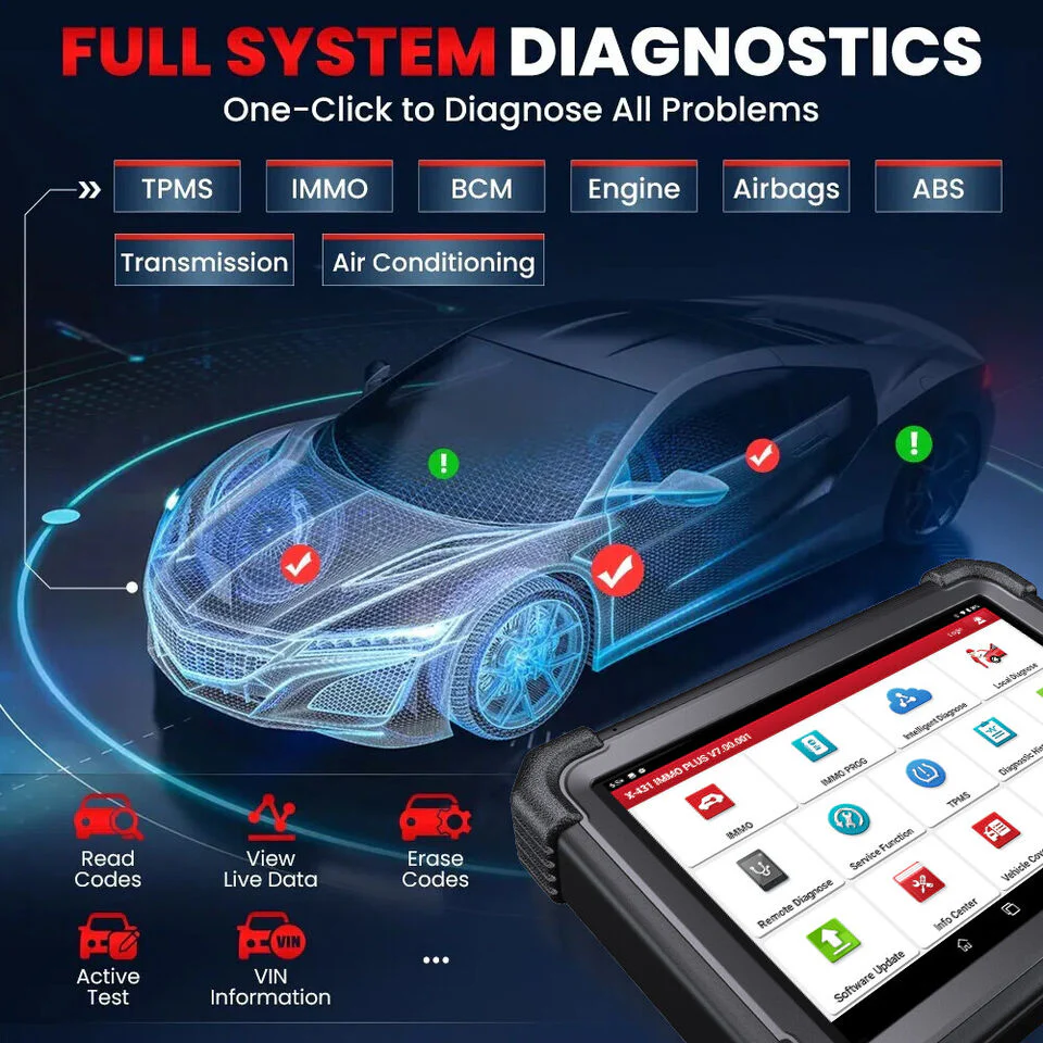 Launch X431 V+ 5.0 PRO3 Bidirectional OBD2 Diagnostic Scanner - Image 4
