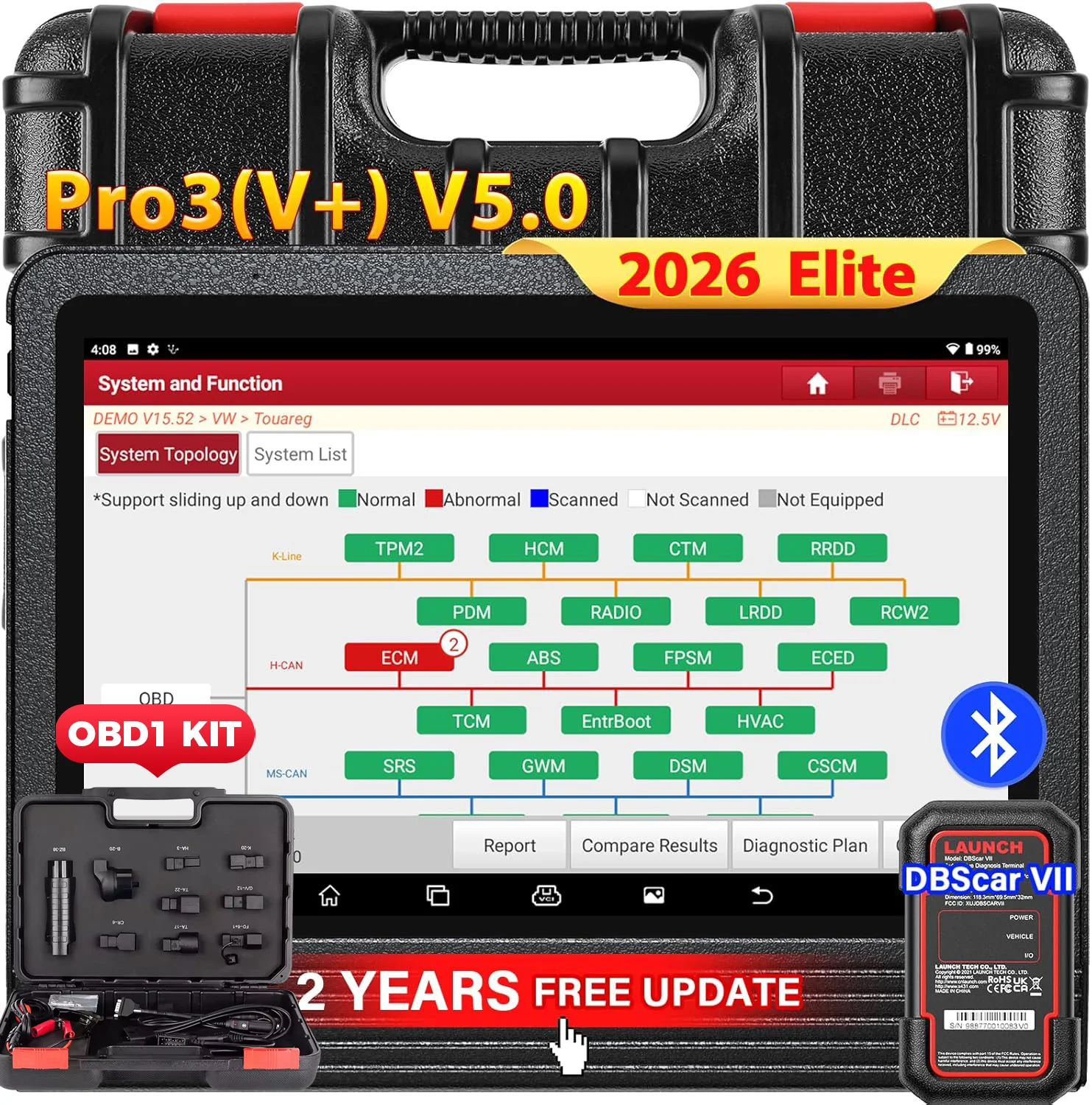 Launch X431 V+ 5.0 PRO3 Bidirectional OBD2 Diagnostic Scanner - Image 9